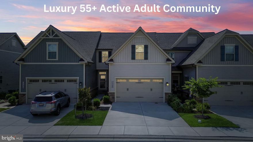 Welcome to The Woodlands, Urbana Maryland's coveted 55+ community! And welcome home to this lovely villa situated in a prime location in the neighborhood--walk to the Dog Parks, Pavilion, Clubhouse, pool and pickleball and bocce courts! With ease of living, this home epitomizes low maintenance and convenience with its first-floor Primary Suite! As you step inside, you’ll immediately notice the impeccable attention to detail and luxury finishes throughout. The smart open-concept floor plan makes the family room the perfect setting for relaxation and comfort. The family room opens up to an inviting covered deck, providing the perfect spot to enjoy your morning coffee or to relax in the evening with mountain views. The upgraded kitchen is a chef's dream, featuring plenty of white cabinetry, upgraded granite counters, 42-inch cabinets, a custom tile backsplash, and stainless steel appliances. Whether you're hosting a dinner party or simply enjoying a cup of coffee, this kitchen is the perfect place to gather and make memories. The first floor boasts a convenient Primary Bedroom-- with a luxe Primary Bath featuring a spacious dual vanity, white cabinetry and a custom-tile shower with dual shower heads and a built-in bench. The primary bedroom also features an elegant tray ceiling and a walk-in closet. Additionally, the first floor features a laundry room/mudroom, an additional half bath and access to the 2-car garage. Offering privacy for guests—the upper level features two more spacious bedrooms and a full bath. Downstairs, the lower level is an entertainer's paradise--complete with a spacious living and recreation area--great for watching movies, playing games or relaxing! This room also features a convenient full bathroom. Need extra room for storage? You will also find an extra-large storage area on this level. Living in The Woodlands means you're not only getting an incredible home but also a fantastic community with unmatched amenities. The neighborhood is conveniently located near all of the great features of Urbana, including a Market Center with a grocery store, restaurants, the library, and senior center, doctor’s offices, and multiple parks-- making it easy to enjoy everything the area has to offer. With easy access to I-270, Route 355 and I-70, you will find this home in a prime location. The amenities within the neighborhood are truly exceptional--and include a pool, fantastic clubhouse with a billiards and poker room, extensive gym, yoga/exercise studio, golf simulator, and meeting rooms for the myriad of community activities. Plus, you can enjoy walking trails, pickleball, bocce courts, an herb garden, and putting green! The community is extremely active, and there are plenty of activities to keep you busy. Whether it's joining the coffee club for a morning chat, playing pickleball with friends, attending seminars, or taking part in other activities and events, you'll always have something to do. The Woodlands is the perfect place to meet new friends, enjoy an active lifestyle, and create lasting memories. One of the best perks of living in The Woodlands is that you can spend your time doing what you love instead of worrying about maintaining your lawn, mulching, or shoveling snow. The HOA takes care of all of that, so you can focus on enjoying your free time. Don't miss your chance to experience the incredible amenities and active lifestyle of The Woodlands - schedule your showing today!