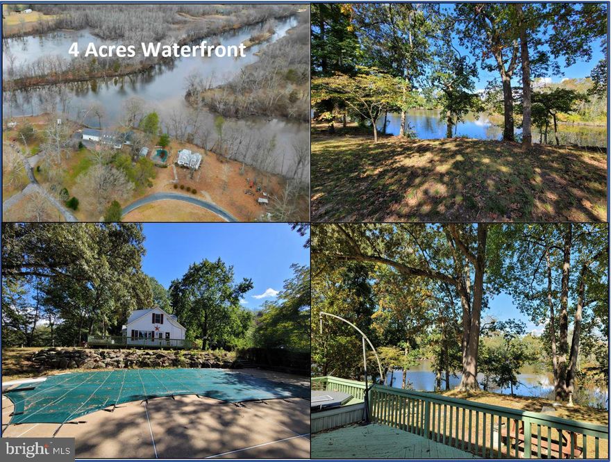 Brenda Fornos sold another one.  Amazing  4 Acre Waterfront Opportunity awaits a new owner who is willing to update the adorable cape with large wrap around deck that overlooks the Chester River.  Enjoy the inground pool and several sheds for storage. Mature tree's with several acres cleared.  Current survey shows this property consists of 4 separate lots so tons of value here with potential additional subdivision possible.  Buy and sell off lots to pay for your wonderful waterfront oasis or start a family compound. Hurry to buy and apply for perc test by  Jan 1st.  Super convenient location near 301 yet private and serene. Commute to Annapolis, DC, Baltimore, Middletown, Dover or relax and work from home.  Sold As Is.