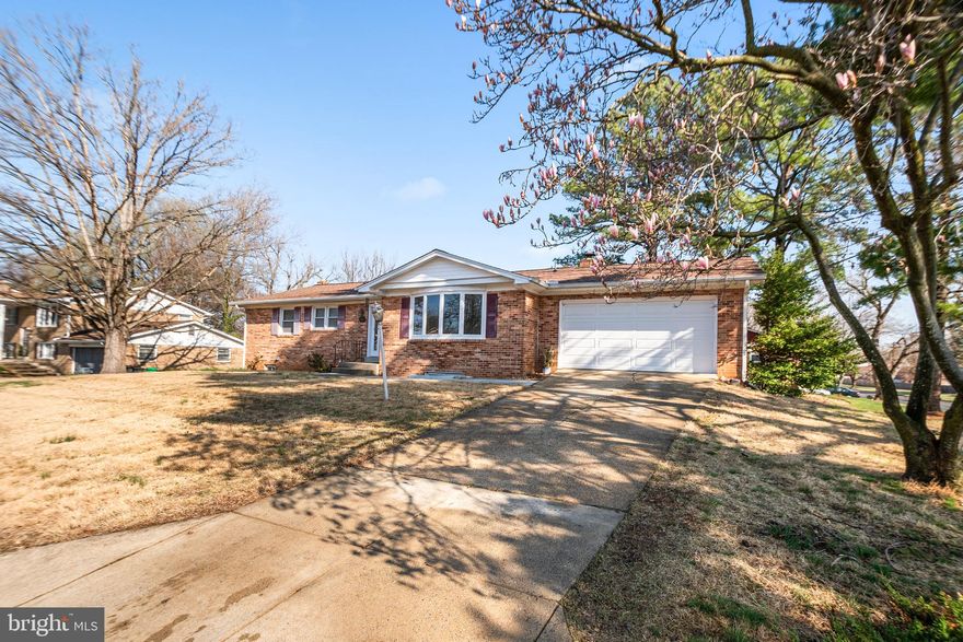 Step inside this stunning, turnkey rambler on a premium corner lot! Boasting 2,674 sq ft of thoughtfully updated living space, this home features a brick exterior with new vinyl siding, new roof, and windows. Hardwood floors flow throughout the top floor, leading to a new kitchen with entry from the 2-car garage and a sun-filled breakfast area with a front bay window.

From the front door, enter a welcoming foyer with the living room straight ahead. On the top floor, you'll find 3 spacious bedrooms, a new common bath, and a generous master bedroom with en-suite bath. The lower level features an all-brick wall fireplace, 1 bedroom, full bath with soaking tub and separate shower, laundry room, and an open-concept basement with rear walkout to a yard dotted with fruit trees - perfect for family gatherings or future expansions.

This home is move-in ready and ideal for families seeking comfort, privacy, and modern updates. Conveniently located near schools, parks, and major commuter routes, it's a rare find in Fort Washington.

Don't miss the opportunity to make this beautiful corner-lot rambler your new home!

Property Type: Single-Family Rambler
Lot Size: 14,037 sq ft - Corner Lot
Home Size: 2,674 sq ft

Key Features & Updates:
- Brick exterior with new vinyl siding, new roof, and windows
- Hardwood floors throughout the top floor
- New kitchen with entry from 2-car garage
- Breakfast area with front bay window
- Enter from the front door to foyer; living room straight ahead
- Top Floor: 3 nice-sized bedrooms, new common bath, large master bedroom with en-suite full bath
- Lower Level: All-brick wall fireplace, 1 bedroom, large full bath with soak tub and separate shower, laundry room, open-concept basement with rear walkout to yard with fruit trees
- Turnkey and ready for a new family

Lifestyle & Location:
Premium corner lot with privacy, modern updates, and functional layout. Close to schools, parks, and major commuter routes.

Investment & Opportunity:
- Fully updated and turnkey

- Expansive yard with fruit trees and outdoor entertaining potential
- Ideal for families seeking a home ready for immediate occupancy