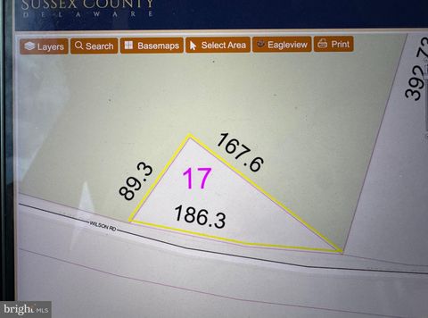 Vacant Land For Sale - Wilson Rd<br/> GEORGETOWN, DE 19947