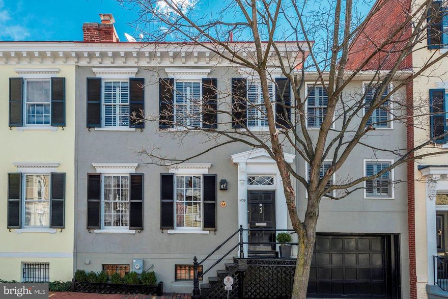 Light filled East Village Federal! Completely renovated w garage, pool, wonderful living & entertaining spaces. LR, DR, kit-fam room, PR and coat closet & access to garden, all on entry level. Incredible master suite, and 2 more BRs, a BA & office on the upper level. Playroom, 4th BR w BA, laundry room, second kitchen, storage room & access to garage and garden on LL.