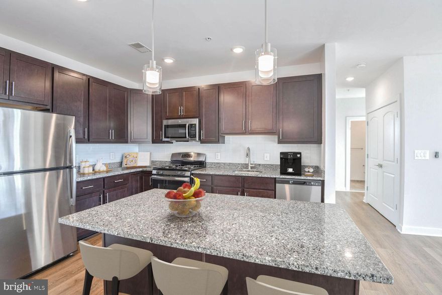 Live in luxury at our award-winning community with beautifully crafted apartments for rent in Bel Air, MD. Avanti offers upscale amenities including a resort-style pool surrounded by a large sundeck, outdoor living areas equipped with a fireplace, 24-hour fitness center, gathering room, business center, game room, and more. Awaken your inner chef in the open, modern, designer-inspired kitchen featuring stainless-steel appliances, granite countertops, island with pendant lighting, and espresso cabinetry. Our community is located just off Bel Air South Parkway behind Sol Oaxaca Mexicana and near shopping, dining, entertainment, and all Harford County has to offer. Welcome to luxury.  Garages are available for an additional rent of $205 per month.