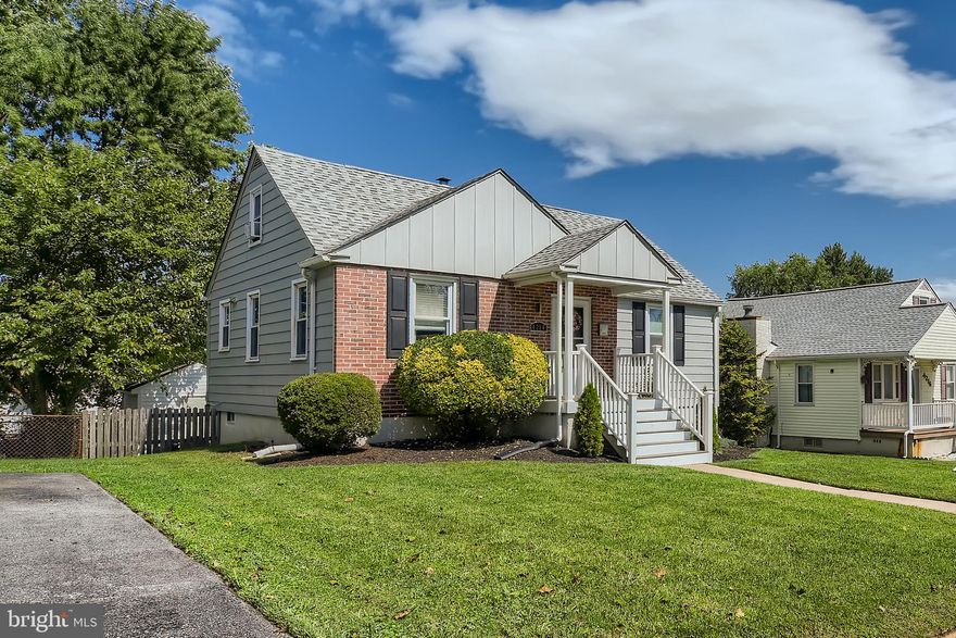What a find! This charming, smartly updated Cape Cod has everything you’re looking for! Passing through the front porch into the home, you’ll notice that the updated windows fill the open layout with lots of natural light. The kitchen features stainless steel appliances, granite countertops, custom espresso maple cabinetry, and lovely glass tile backsplash. Warm hardwood flooring is throughout much of the main living area. Two first floor bedrooms and a full bath with double vanity granite countertops and custom tile complete this level. The spacious upper level offers so many possibilities. It could be utilized as a bedroom (or possibly two), additional family room, large office, playroom, art studio, etc. In the finished lower level you’ll find a spacious family room with cozy gas fireplace, bar area, generously sized laundry room, additional bedroom and a full bath, and extra storage space. From the kitchen you can access the full fenced backyard. The ample deck and large yard make a perfect outdoor entertaining space. A shed with electricity stores all of your outdoor accessories, and you’ll find additional storage under the deck. Recent improvements include 2022 water heater and washer, 2021 dishwasher, and 2020 refrigerator. The long driveway can fit two to three vehicles. Conveniently located on a quiet street just minutes to 695. Welcome Home!