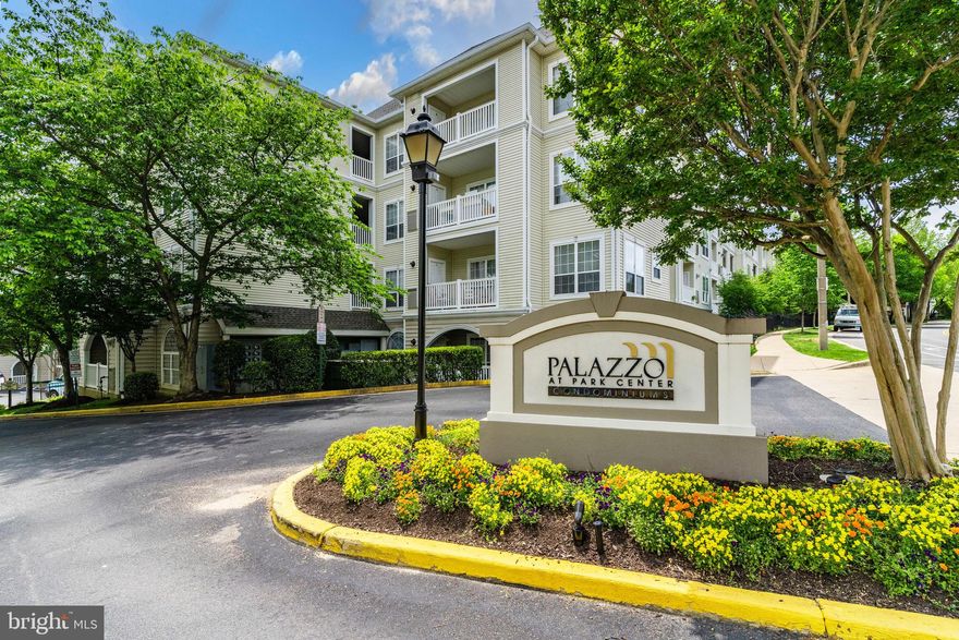 Welcome to the Palazzo at Park Center in Alexandria, Virginia! ------------2021 Renovations!  Lovely 1BR/1BA garden unit was just renovated with new stainless steel refrigerator, stove, microwave, and dishwasher.  Upgraded to granite countertops and installed new double sink and faucet.  Upgraded the light fixtures in the foyer and kitchen.  Added new recessed lighting in the living room and new fixtures in the bedroom with dimmer and fan.  The hot water heater was also replaced in 2021 and topped off the unit with a fresh coat of new paint throughout.  Assigned resident parking with an additional visitor pass included in the price. Water and trash also included in the monthly condo fee and with great amenities such as in-ground pool, club house, community center, and fitness center. Plenty of recreational and leisure activities at nearby parks and dog walking trails. Short trip to the Alexandria and Bradley shopping centers.  The Palazzo consists of 392 units and is conveniently located near the intersection of King Street and I-395. It is a short commute to Washington, DC, the Pentagon, Old Town Alexandria, National Airport, and Arlington County. Both Metro and DASH bus stops are located within a short walk of the community.