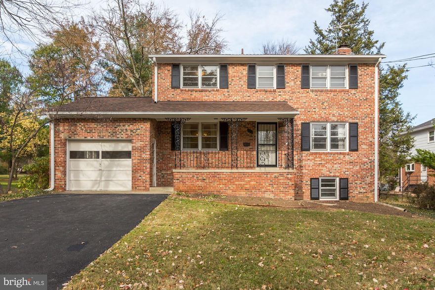 MUST SEE!  Rare 3 level home in Herndon area with finished basement and 1 car garage ready to make your own! Hardwood floors on main level and top floor.  Beautiful gas fireplace in living room.  Large heated sunroom on main level opens up to spacious back yard.  Upstairs with four corner bedrooms and 2 full bathrooms with vintage tile.  Basement features large rec room and huge utility room. Built in bookcases in living room and basement.  Great location conveniently located within walking distance to downtown Herndon.  Minutes from Route 267, Reston Town Center, future Herndon metro stop!