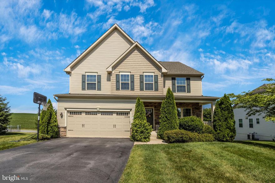 If you are looking for a home that has beautiful views, a spacious fenced in yard, large rooms and in a neighborhood, you have found your new home! When you walk up to the front door, imagine sitting on the private front porch with a cup of coffee enjoying the sunrise- you could even install a swing, you have that much space. As you walk into the home, you have a formal sitting area to the right connected to the formal dining room. The tall walls really make these rooms feel very spacious. As you enter the kitchen, you will be blown away with all of the counter space, the island and the amount of cabinets you have to fill with all your kitchen essentials. Head out the sliding doors and you will be out on the trex deck with views of trees and farmland. The deck is large enough to have an eating area and a sitting area; time to go shopping for outdoor furniture to fill the deck space! Back inside, off the kitchen is a full-size pantry with plenty of shelving. Next to the kitchen is the living room that features a stone wall with a gas fireplace. Hidden off of the living room is an office or this could be a toy room- no one would ever know it's there! As you head upstairs, you will enter into another TV room/den. This home is all about space- so much room to spread out! Off the den is 3 large bedrooms, all with large closets, a full bathroom and a primary bedroom featuring TWO walk-in closets, primary bathroom with a soaking tub, standing shower and two sinks. AND the laundry room is also on this floor as well- how convenient! Now if this is still not enough space, head on to the newly renovated basement that features an open family room with a walk out to the back yard, a potential bonus room area that could be used as a bedroom and a full bathroom with a closet. Need storage? Yep, there is also a huge storage room as well! This home has it all-- AND the carpets are brand new and the home has been freshly painted- ready for your decorative touch. This home is less than 5 minutes from sought out downtown Mount Airy that features plenty of dining and shopping options such as: Concetta's Main Street Bistro, Olde Town Restaurant, Laurienzo Wood Fire Cafe, Upper Deck Sports Bar and Grill, SK Gifts, Deja Vu Boutique and many more.   Are you ready to call 2405 Fieldbrook Lane home? Come quick as this home won't be on the market long!  THE BASEMENT  RENOVATIONS WILL BE COMPLETED PRIOR TO SETTLEMENT. Final stage is in effect.