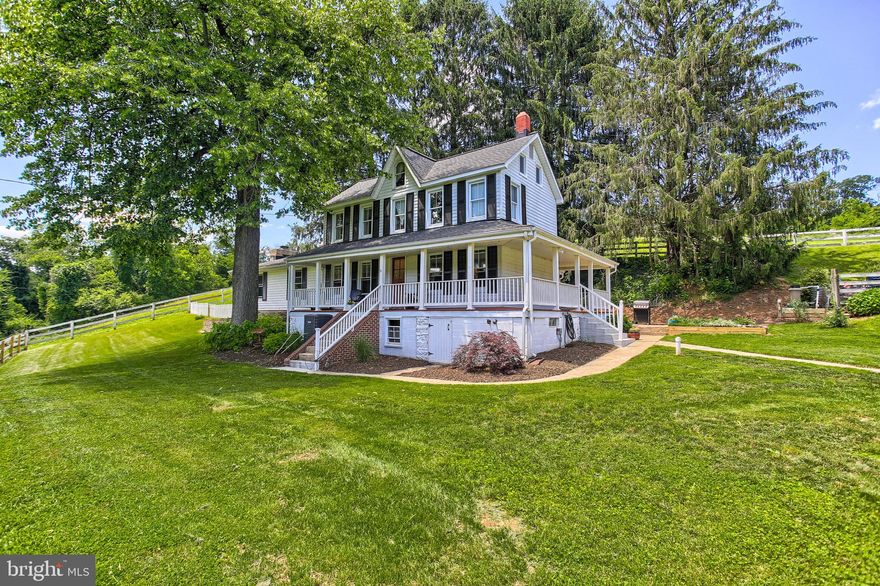 Must see farm for all horse lovers!  Renovated 4 bedroom 2 1/2 baths 2 story home on  peaceful 13.82 acres. New beautiful kitchen with open floor plan and master in 1st floor.  Enjoy this summer with your very own in-ground swimming pool!   This beautiful horse farm is set up  with acres of fenced pasture and ready for your to bring your horses.  Wonderful 6 stall bank barn with hay loft and plenty of storage, as well as run-in shed in pasture .  New septic and roof in 2020. This rare find will not last! Get your showing setup to insure you are able to see this amazing home!