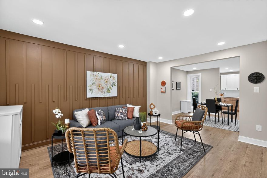 Welcome to 5428 Pentridge Street, a beautifully updated home in the heart of West Philadelphia. Step inside to find a spacious main level with laminate wood flooring that flows seamlessly through the open living and dining areas. The modern kitchen stands out with its stylish two-toned cabinetry—tan base cabinets paired with crisp white uppers—complemented by sleek countertops and updated finishes.
Upstairs, you’ll find three comfortable bedrooms with plush carpeting and a full bathroom that has been refreshed with modern touches while keeping classic character.
This move-in ready home blends charm and functionality, offering the perfect opportunity for a first-time buyer or investor looking for a turnkey property.