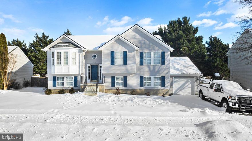 4 Bedroom home in the sought after Crosswinds community. Stainless steel appliances and beautiful wood cabinetry decorate the eat-in kitchen. The "Great Room" style living room has vaulted ceilings and access to the deck and yard. The primary bedroom also features vaulted ceilings, a large walk-in closet, and private bathroom suite. The 2nd and 3rd bedrooms on the main floor share an updated hall bathroom. Downstairs, you will find the 4th bedroom or office with access to a basement level full bathroom. The laundry room is situated in the unfinished portion of the basement, but there is room for it to be moved to the main level hallway. The rest of the basement features a large gathering space with access to the 1-car garage. All major systems recently replaced: Roof (2017), Siding (2017), Gutters (2017), Water Heater (2018), Kitchen Appliances (2021), HVAC (2022).