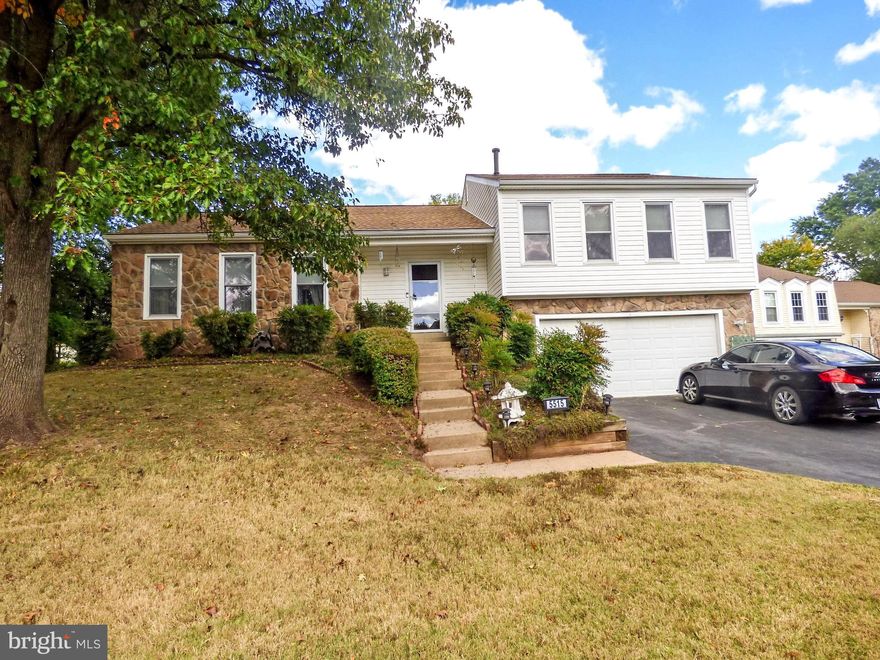 Nestled in the charming Belle Pond Farm community, this delightful split-level home offers a perfect blend of comfort and style. With 2,689 square feet of thoughtfully designed living space, this residence features a warm and inviting atmosphere that feels just like home. Entry level features a spacious foyer and a large living room. Five steps up you will discover an updated kitchen with ample table space, perfect for casual meals or entertaining guests. The upgraded countertops- Stainless appliances - hardwood floors and recessed lighting add a touch of elegance, while the cozy family room, complete with wood burning fireplace, creates an inviting focal point for gatherings. Also just off the kitchen is a separate dining room for family dinners--From family room sliding doors lead to deck for cookouts and enjoying the outdoors. The primary suite boasts two generous closets and an ensuite bath, ensuring a serene retreat at the end of the day.  On this level is two more bedrooms - a full bath and laundry room. New carpet was just installed in the bedrooms-- The fully finished walkout basement provides additional living space, ideal for a home office, playroom, or media area. 
Two other rooms could be used as bedrooms if desired-- Outside, enjoy the tranquility of a cul-de-sac lot with beautifully landscaped front and side yards, offering a peaceful view of the lawn. The attached garage and off-street parking ensure convenience, while the community amenities, including tot lots and playgrounds, enhance the neighborhood's appeal. With easy access to commuter lots and the airport--as well as major transportation routes, this home is perfectly situated for both relaxation and convenience. Experience the warmth and comfort of this lovely property, where every detail has been designed with your needs in mind. Seller is in the process of packing and has found HOC!!