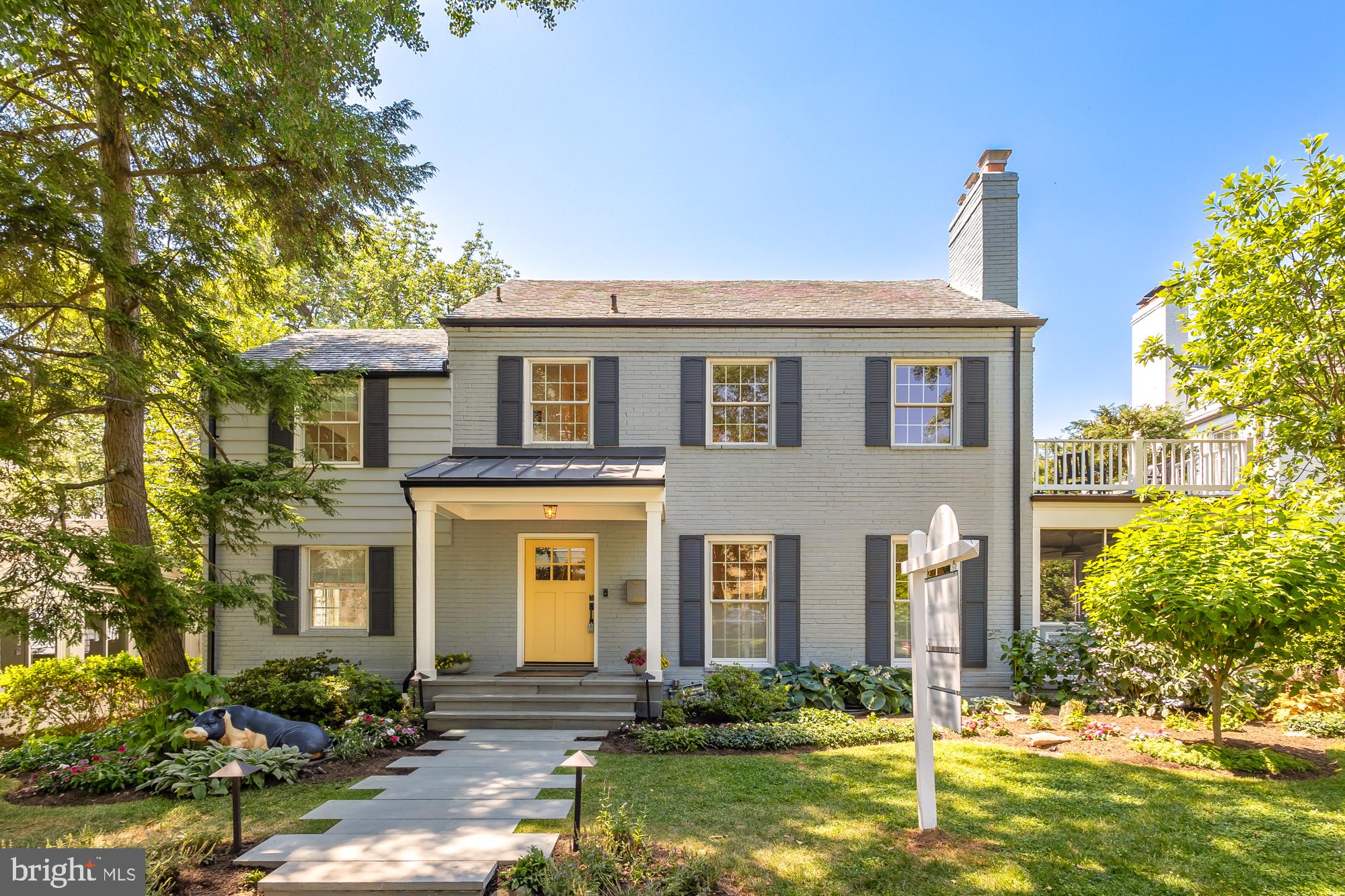It's an extraordinary day in Northwest DC when a property like 3536 Appleton Street becomes available. This handsome and beautifully maintained detached Colonial boasts an incredible location and comes with all the bells and whistles, including a backyard oasis the likes of which you've likely not seen in an urban setting. Inside, great care has gone into elevating the whole space: restoring the gorgeous, blonde hardwoods; adding recessed lighting and fresh paint throughout; expanding with an incredible addition and basement dig-out; modernizing the large and impressive chef's kitchen; and enhancing and expanding the baths on the upper level.
Notable among its most appealing features are floor-to-ceiling windows and vaulted ceilings in the living area adjacent to the stunning kitchen, with a view of the fenced-in, backyard haven. The outdoor space is landscaped with artistry and restraint, and features a serene, year-round wading pool and hot tub, as well as a sunken trampoline—a dream for anyone who loves to host. Sunlit and spacious, the kitchen features brand new marble countertops, a Subzero refrigerator, two Thermador wall ovens, and a separate Thermador range.
Upstairs you'll find three of five bedrooms and two full baths, one of which is brand new and both of which feature stunning modern fixtures and tile work. Another bedroom—also suitable as an office space—graces the main floor, along with a formal dining room, two living rooms, and a beautiful half bath with refined finishes. The fully renovated, high-ceilinged basement has a fantastic living space as well as the remaining full bath and bedroom, tastefully appointed with a full wall of built-ins.
The property has a lovely screened-in porch; an attached garage with electric car charger; in-ground sprinkler- and outdoor speaker systems; as well as remote pool and landscape light controls. Its proximity to the Connecticut Avenue corridor and red-line metro brings ease to the commute and access to a number of beloved DC venues, such as Politics and Prose and nationally renowned bakery Breadfurst.
Light-filled, expansive, and upgraded with sophistication throughout, this home is singular among current offerings in DC. Coupled with its ideal location, it simply cannot be beat. This property is a rare find.
OPEN HOUSE CANCELED - CONTRACT EXCEPTED