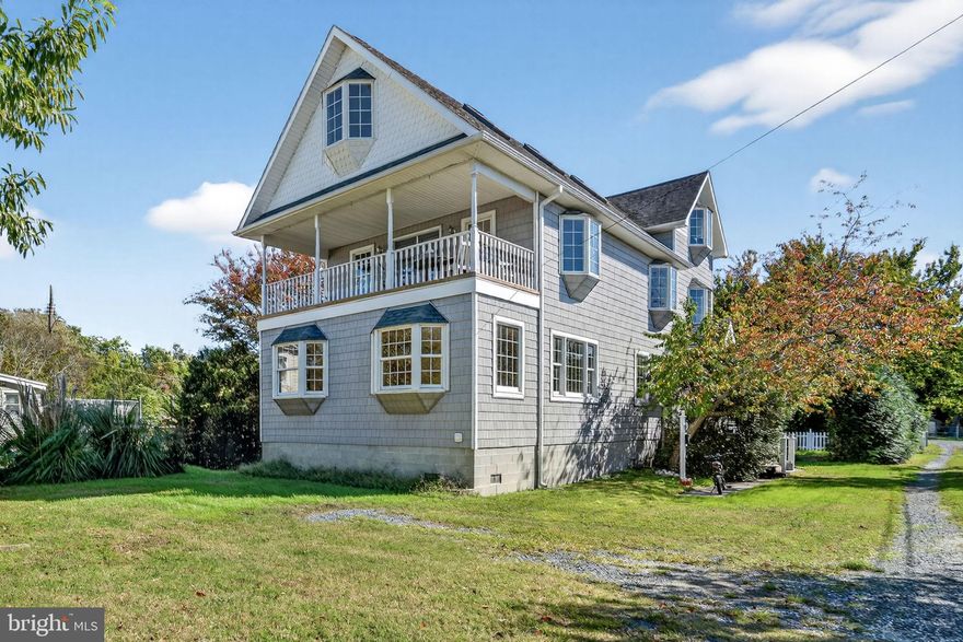 Nestled on a serene dead-end street in the heart of Chincoteague Island, this stunning 4-bedroom, 2-bathroom home is a true sanctuary. Step into the expansive Great Room, adorned with sleek LVP flooring that seamlessly flows throughout the open floor plan. The main level also boasts a kitchen, dining area perfect for gatherings, a dedicated office, a cozy bedroom, and a convenient laundry room. Ascend to the second level and discover the gigantic primary bedroom, your personal retreat, complete with its own private covered deck for peaceful mornings or sunset views. Two additional spacious bedrooms offer versatility and comfort, while the seller has committed to upgrading the septic system post-settlement. The third level is a haven for leisure and creativity, featuring a huge recreation room bathed in natural light from skylights, and an equally impressive bonus room with chic French doors. The property includes two functional sheds, providing ample storage and flexibility for your outdoor needs. This home is a perfect blend of privacy, comfort, and island charm!