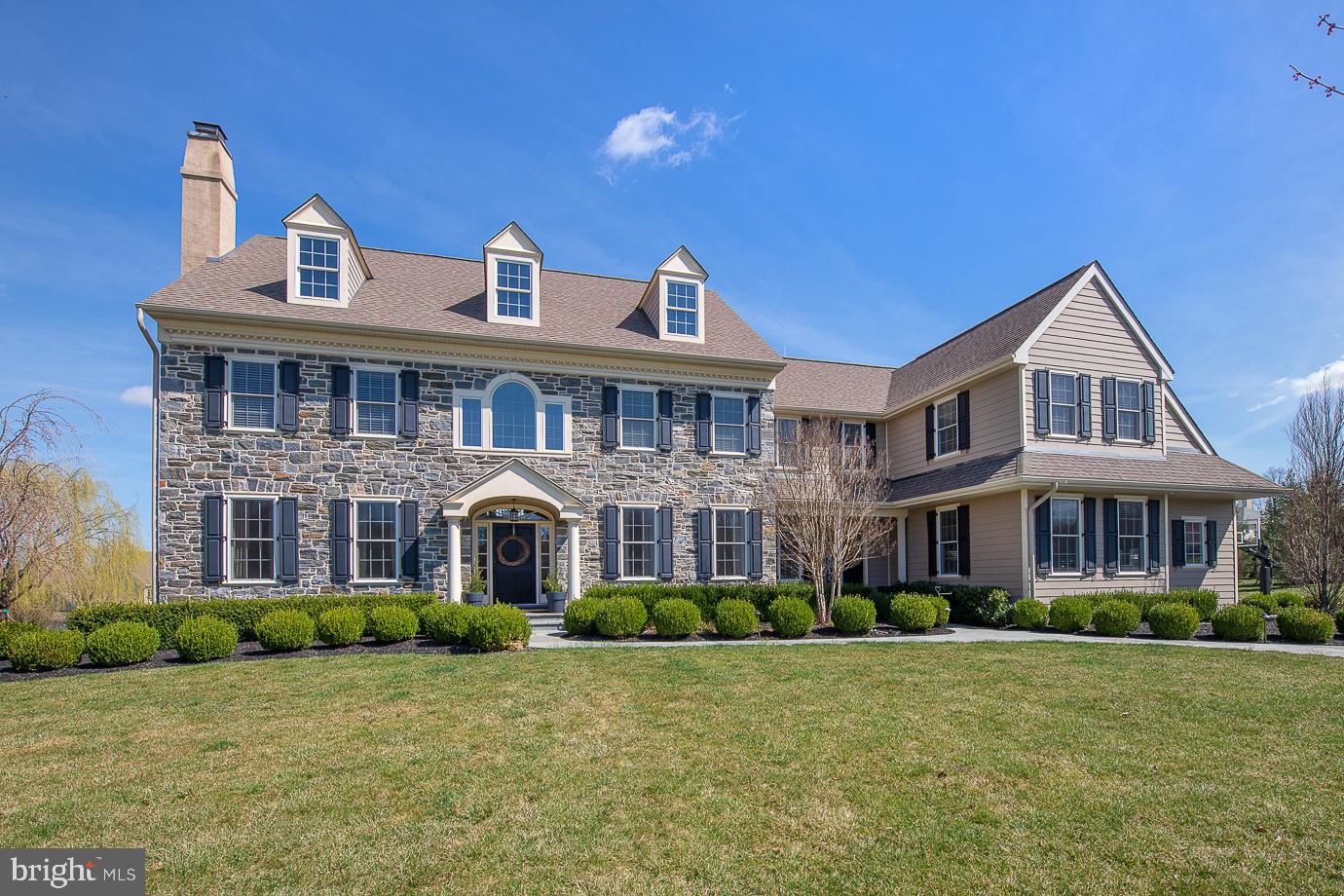 **Video tour https://youtu.be/azClmaMr0OU ** Located in the sought-after Valley Park community, 139 Waverly Circle is part of a private neighborhood of 31 custom built Bentley homes. The community is conveniently located along Pickering Creek in Phoenixville School District and located close to top rated private schools. This wonderful family friendly neighborhood is one of a kind. Valley Park offers private and spacious lots and sidewalks along the streets for homeowners to enjoy. The center hall entry offers new Marcella European engineered hardwood floors featuring 7 1/2 inch planks that continue throughout the 1st and 2nd floor (2019). Enter left into a large living room with a gas fire place or enter right into the formal dining room. A large private office is set back to the left for a quiet spot to work from home or use it as an extra playroom for the kids. The large open concept family room features a vaulted ceiling, a wood burning fireplace and a back wall of windows adding an abundance of natural light and private views of the backyard and patio. The large open and spacious kitchen offers high end custom cabinetry, a Subzero fridge, 6 burner Wolf range with grill, double ovens, built in microwave and a large island for entertaining. The butler's pantry located between the kitchen and dining room features Subzero wine fridge and plenty of cabinets for storage. A spacious mudroom is located off the kitchen and can be accessed from the front second porch door or the oversized four car garage and features custom built ins, an additional coat closet and a powder room. Use the back staircase off the kitchen to reach the 2nd floor laundry room with brand new washer and dryer and bonus loft with built-ins and room for kids desks or a large sectional. Perfect for virtual learning or a kids retreat. The 2nd floor features four bedrooms including a generously-sized Master suite, with a sitting area and a massive walk-in custom closet. The basement is estimated at 2,678 Sq ft of unfinished living space ready to be finished with a personal touch. The basement includes rough plumbing completed for a future bathroom, a set of triple daylight windows, 8.5 ft ceilings, and designed to allow for an open floor plan.This home is just minutes to all the shopping, restaurants and conveniences of the Main Line. Enjoy easy access to the Phoenixville and Mainline YMCA, the King of Prussia Town Center and Lifetime Fitness, the King of Prussia Mall, and multiple business parks. A quick drive to the renovated Paoli train station. A 30 minute train ride to Philadelphia or jump on Amtrak and ride directly to New York City. Easy Access to PA Turnpike, Schuylkill Expressway, Rt 202, Rt 23 and back roads to Wegmans, Target, Costco, Trader Joes and more. ** Video tour https://youtu.be/azClmaMr0OU, home floor plan and room dimension and more are all uploaded in Bright. Schedule a private showing today!