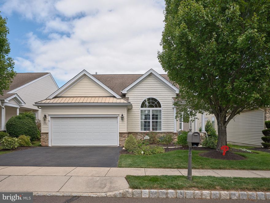 Welcome to this wonderfully updated single home in sought-after Heritage Creek Estates, Central Bucks County's premier 55+ community!  Open floorplan with RENOVATED KITCHEN featuring honed marble countertops, high-end stainless appliances, and elegant custom backsplash.  3 BR's (or 2 BR + office) with 2 full baths..... all on main floor.  Hardwood floors throughout.  Fabulous finished walk-out basement with expansive area perfect for home theater.... 3-piece lounge seating included!  Great for large family gatherings!  Home office, workshop, and storage areas complete this level.  Enjoy the main level sunroom leading out to the charming back deck.... perfect for enjoying morning coffee.   Enjoy one-floor day-to-day living with plenty of room on the lower level for large gatherings.  This home offers a care-free lifestyle convenient to shopping and major highways.  Beautiful community center with indoor and outdoor pools, tennis courts, and scenic pond.  Make this home yours and start your next chapter of care-free living today!