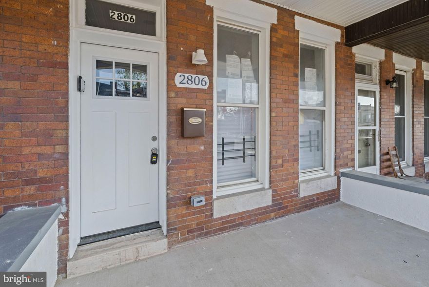 AGENTS - PLEASE VIEW AGENT REMARKS IN BRIGHT MLS. Welcome to 2806 Riggs Avenue, a fully renovated 3-bedroom, 2.5-bath home that blends classic charm with modern comfort. This move-in-ready property features a spacious primary bedroom, central air, and beautiful original wood floors that add character throughout. Enjoy your morning coffee or unwind in the evening on the inviting front porch, perfect for cozy days at home. Thoughtfully updated and full of appeal, this home is ready for its next owner.  Features You’ll Love: Spacious 3 Bedrooms & 2.5 Baths with elegant finishes and thoughtful details. Fully Renovated Interior: fresh flooring, updated lighting, and designer touches throughout. Open-Concept Living is perfect for entertaining or cozy evenings at home. Basement with endless possibilities ready for your finishing touches, whether it’s a home office, gym, or media room. Victorian Style Charm with modern efficiency and comfort. This home is truly move-in ready, offering historic appeal, fresh renovations, and the flexibility to make it uniquely yours. Don’t miss the chance to own a piece of Victorian beauty with today’s updates! Schedule your private showing today - this one won’t last! Seller's preferred title company: Brennan Title.

Offers may be entered ONLINE through Wednesday, May 6, 2026, at 2:00 pm.

AT SELLER'S DISCRETION, AN OFFER MAY BE ACCEPTED AT ANY TIME.