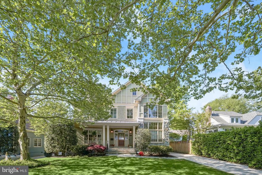 Welcome to this open and airy home in the highly coveted Town of Chevy Chase, just moments from the vibrant energy of downtown Bethesda. Originally built in 2006 and thoughtfully updated since, 4423 Walsh Street offers an exceptional blend of refined design and expansive living across four finished levels. With over 6,500 square feet, this residence delivers both scale and sophistication in one of the area’s most desirable locations.

Step inside the welcoming entry foyer, filled with natural light from an abundance of windows. The main level is designed for both everyday comfort and effortless entertaining, with a standout renovated kitchen, featuring a 48” professional Wolf gas range, Sub-Zero refrigerator, abundant cabinetry, and a butler’s pantry complete with a second dishwasher, sink, and adjacent beverage fridge. The kitchen flows seamlessly into the sunlit breakfast nook, and the family room with a gas fireplace. Just beyond, step out to a serene, flat backyard and patio, an incredibly rare offering with ample space for a future pool. Also off the kitchen, a mudroom with built-ins adds convenience. A private office with French doors, an elegant powder room, and a formal dining room complement the open-concept layout.

Upstairs, a dramatic staircase framed by two-story windows leads to a spacious upper level with hardwood floors throughout and a large laundry room. The luxurious primary suite offers a true retreat with an adjacent sitting room or additional bedroom, an expansive custom walk-in closet, and a beautifully updated en-suite bath with dual vanities, soaking tub, separate shower, and water closet. Three additional generously-sized secondary bedrooms feature oversized windows and ample closet space; one with private en-suite bath and two others complemented by a hall bath with a dual vanity. The third level provides even more flexibility with an additional bedroom, full bath, and a spacious loft; ideal for guests, work, or play. 

The lower level continues to impress with a versatile recreation space ideal for a home gym, game area, or media room. This level also includes a sixth bedroom with an en-suite full bath and a walk-in closet, perfect for guests or live-in help, as well as extensive storage throughout. Additional highlights include an oversized detached two-car garage and a private driveway with generous guest parking. This incredible home and expansive lot are perfectly positioned in a highly convenient location within the sought-after Bethesda-Chevy Chase High School cluster.