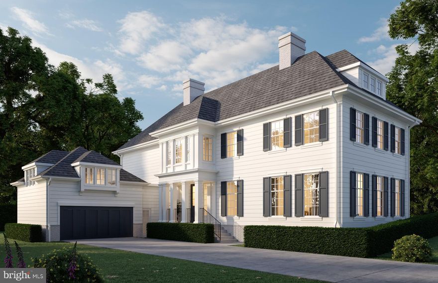 Understanding and respecting historical precedent were the touchstones of this new residence, the result of a successful collaboration between Dilan Homes and Christian Zapatka Architect. Inspiration was drawn from New England seaside residences to create this elegant, comfortable, and spacious house with an attached two-car garage, comprising approximately 6,560 square feet.