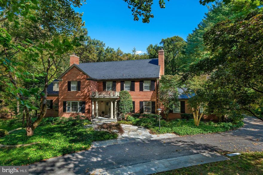 Exquisitely renovated and impeccably finished classic Potomac Falls estate with spectacular, private two acre setting with tall towering trees, a circular driveway and handsome entryway.  The property includes some of the most beautiful and picturesque grounds, extensive hardscaping including a heated pool, lighted tennis court and a barn.  Entertain with  proper social distancing on the flagstone terrace off the Library or outside, under the pergola, adjacent the outdoor wood burning fireplace.  Major renovations from 2016 through 2018 include a Chef's Kitchen with Taj Mahal quartzite counters, hand painted tile backsplash, white custom cabinetry from BOWA, a cast iron sink from England, a custom German sink faucet, all high end appliances; renovated Master Bathroom with stall shower and soaking tub, double vanities; renovated secondary bathrooms with some including custom tile, designer marble, back lighted Italian mirrors, custom cabinetry, Kalista hardware; refinished hardwood floors; interior and exterior painting with Farrow & Ball paint and a recent slate roof.  There's an amazing lower level with custom Olde European floor tiles, a game/recreation room, media room and sunroom with walls of windows opening to the outdoor pool terrace.  Upstairs is the Owners Suite plus four additional bedrooms and the coveted back staircase.  No detail has been missed and no expense spared!  Here's your opportunity to own one of the statement homes in Potomac Falls and on one of the most charming streets.  Make your dreams come true!
