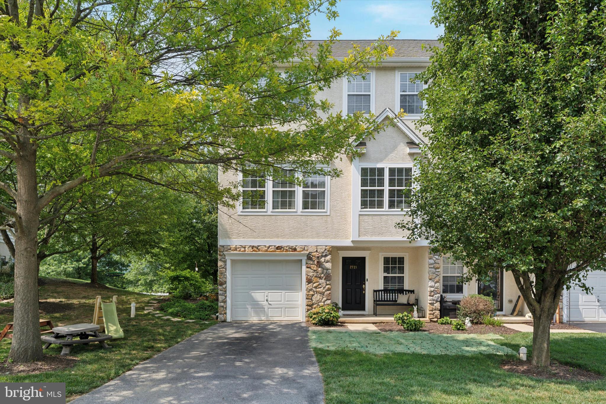 Welcome to Fynamore Ln, a beautiful 1-car garage townhome with an open-concept design and plenty of space to grow. The ground floor foyer welcomes you inside and leads toward a spacious recreation and laundry room as well as your garage entrance. Upstairs, a large great room with gas fireplace is ideal for gathering and entertaining. An adjoining kitchen and dining space with a large island is perfect for making home cooked meals. Outside is a deck overlooking open space. Upstairs you’ll find two spacious bedrooms and a full bath. A luxurious owner’s suite features a walk-in closet and bathroom with soaking tub, shower and dual vanity. Ideally located within walking distance to the Thorndale train station for easy commuting! Close to Parks, restaurants and more- schedule your showing today.