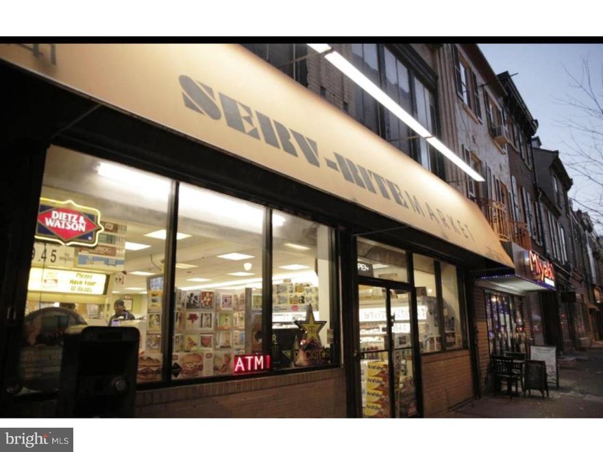 Large grocery/deli market with front and back access. Currently rented for $5,200/month plus taxes and utilities. The second floor is a large raw space- possible to convert to 4 units. There are front and rear entrances to the 2nd floor. Business is not included.