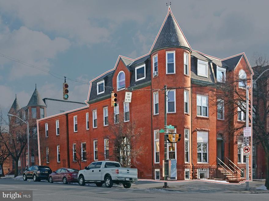 • Prominent corner presence close to Johns Hopkins University, Maryland Institute of Art, and University of Baltimore • Centrally located building for an office user as-is, an investor with in-place income, or as a possible redevelopment • Minutes to I-83 providing quick access to downtown Baltimore and northern suburbs • All floors are separately metered • The C-1 Zoning in Baltimore City permits office, multifamily and restaurant uses, among others • Entire building leased to a single tenant through March 31, 2028
• Tenant will vacate for a user buyer • Abundant monthly parking available across Maryland Avenue