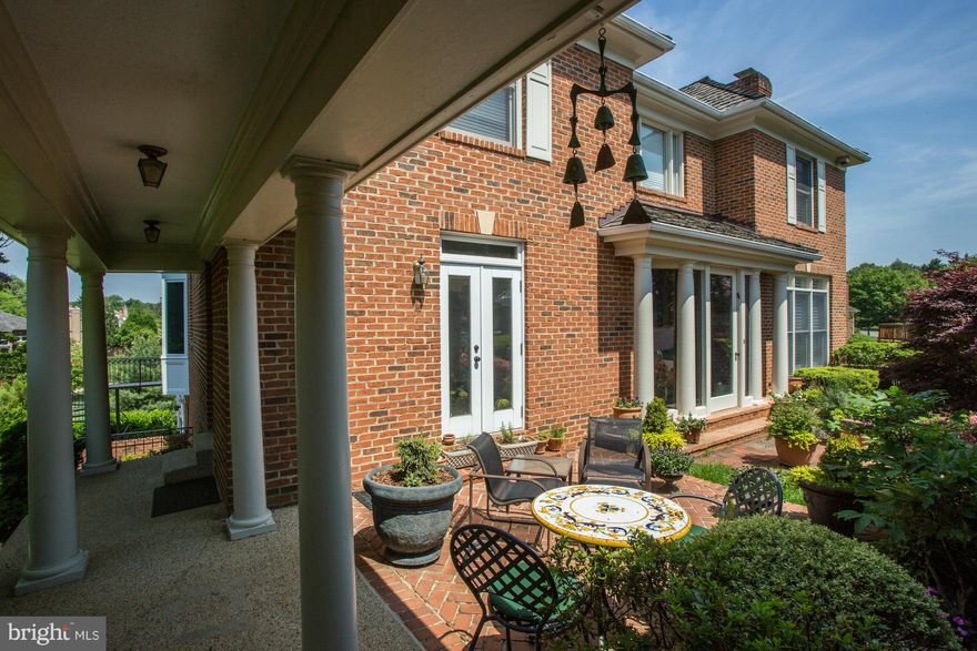 Private  Avenel residence with many special features! Brick driveway, zen garden w/ fountain at front entrance, largest exterior rear deck in Avenel overlooking 3 fairways! Family room,  kitchen and office opening to rear deck.  Enormous lower level with side private entrance to bedroom/office suite.  Fabulous indoor pool with Pella doors to rear. Whole house generator!