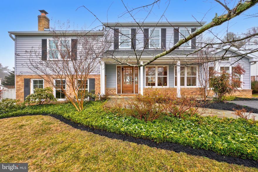 Welcome Home to This Magnificently Expanded & Updated Transitional Home in Sought-After Brookville Knolls!  Boasting over 4,000 square feet of beautiful living space, this exceptional home features newly refinished hardwood floors on three levels, high-end updates throughout, and an abundance of natural light from more than 50 replacement windows and multiple skylights. The gourmet kitchen is a chef’s dream, showcasing rich hardwood cabinetry, gorgeous stone countertops, stainless steel appliances, a large peninsula with seating, and a huge picture window overlooking the backyard. The open floor plan offers effortless flow—perfect for entertaining—with generous spaces for dining and gathering. The spacious main-level primary suite is a true retreat, featuring vaulted ceilings, a walk-in closet, and private access to the slate patio. The luxurious primary bath impresses with high-end finishes and custom tilework. Also on the main level, you’ll find a powder room, an oversized laundry room with side yard access, a huge pantry, and a charming den with built-in shelving and vaulted ceilings—ideal for game nights or a quiet cup of tea. Step outside to the expansive slate patio and discover a beautifully finished studio space complete with lots of windows, luxury vinyl flooring, ceiling fan, and plumbing rough-in—perfect for a home office or artist studio.  Upstairs offers a second en suite bedroom with a private full bath, three additional generously sized bedrooms sharing a hall bath, and a secret finished bonus room—great for play space or hobby spot. One level below the main living area, enjoy a welcoming family room with a wood-burning fireplace, plus a mudroom/potter’s room for added functionality. A huge unfinished basement provides incredible storage or workshop potential.  Additional highlights include a covered front porch and a fully fenced, flat backyard—ideal for cookouts, gardenting or peaceful outdoor relaxation. The home is also wheelchair-friendly on the main living level.  Located just minutes from the wonderful amenities of downtown Olney and assigned to highly rated schools, this fantastic home is an ABSOLUTE MUST SEE!