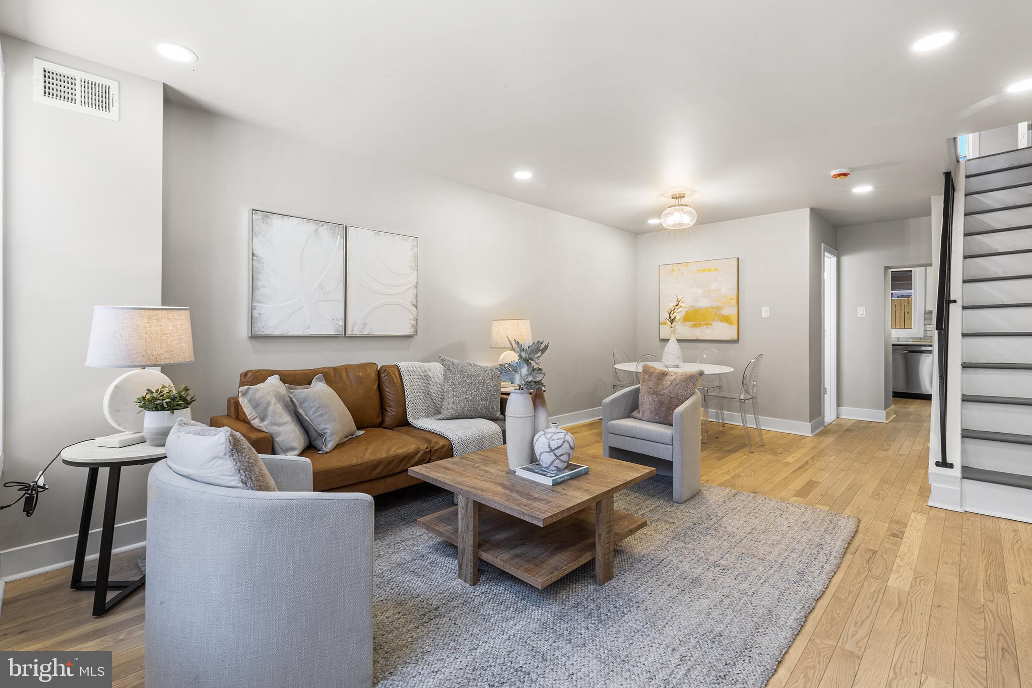 Welcome to 1720 Dorrance Street, a beautifully remodeled home that blends modern finishes with classic charm in one of South Philadelphia's most sought-after neighborhoods. This freshly renovated 3-bedroom, 2-bathroom gem boasts brand new everything—from the roof to the floors—making it the perfect move-in-ready opportunity for any homeowner.
Step inside to find spacious living and dining areas, ideal for entertaining or cozy nights at home. The kitchen is a chef’s dream, featuring sleek new cabinetry, stainless steel appliances, and a stylish tile backsplash that complements the home’s contemporary feel. Each bathroom offers beautifully designed, thick tile floors. You’ll find three bedrooms and a stunning full bath with modern fixtures and finishes upstairs. The primary suite provides plenty of natural light, making it the perfect retreat at the end of a long day.
The basement is a blank canvas with the potential to be finished for additional living space, a home office, gym, or storage—your choice! Additionally, the property features a brand-new roof, ensuring peace of mind for years to come. Brand new HVAC system forced heat and cooling!
Located just minutes from local restaurants/bars such as South Philadelphia Tap Room, it is quick walking distance from East Passayunk. Great for public transportation and all that South Philly offers, this home allows you to enjoy the vibrant city lifestyle while providing a comfortable, stylish space to call your own.
Don't miss out on this excellent opportunity to own a fully renovated home in South Philadelphia—schedule your showing today! .