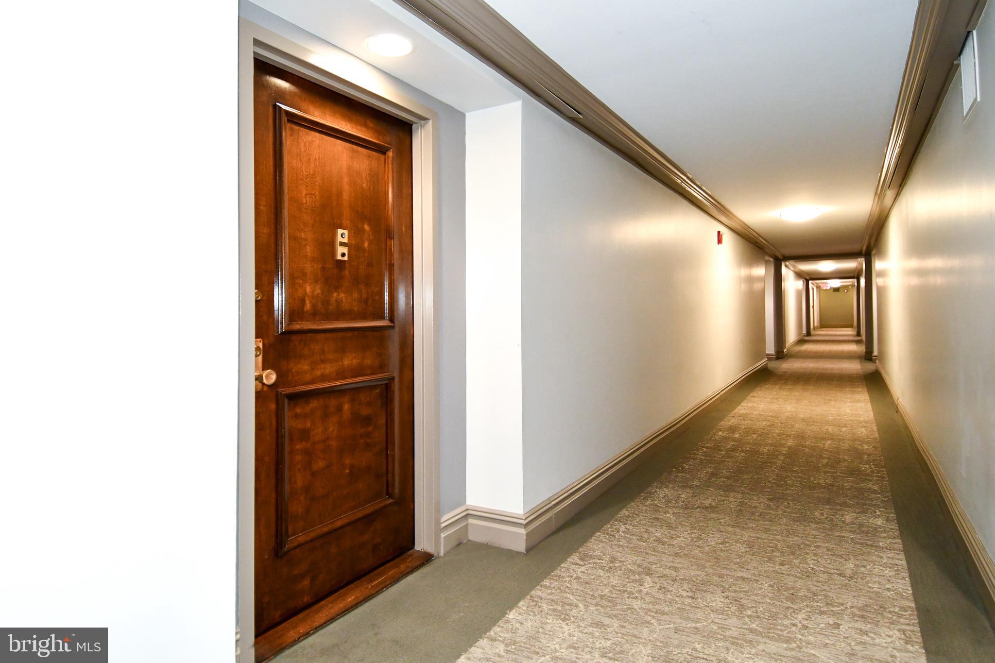 Move in ready, priced to sell and Live in Luxury at The Promenade in Bethesda! The lobby has been completely remodeled and transformed into an ultra-luxurious building!
Step into nearly 1,000 square feet of resort-style elegance in this impeccably maintained 1-bedroom, 1-bath residence, with newly buffed, polished and gleaming wood floors located in one of Bethesda’s most prestigious full-service buildings. This sun-drenched home is the perfect blend of sophistication and comfort, offering high-end finishes, expansive living space, and unparalleled amenities.
From the moment you enter the stylish ceramic-tiled foyer, you’ll notice the attention to detail—from the freshly painted unit to the oversized walk-in closet. The spacious living room flows effortlessly into the gourmet kitchen, where you'll find 42” custom cabinetry, quartz countertops, tile backsplash, stainless steel appliances, and gas cooking. There's even space for a cozy breakfast nook.
The elegant dining area opens to your private balcony—perfect for morning coffee or evening cocktails with serene views of the lush property grounds.
The grand primary suite is a private retreat, featuring newly polished hardwood floors, recessed lighting, a sitting area, and a large walk-in closet. The spa-inspired bathroom showcases a quartz vanity, soaking tub/shower, and updated fixtures. We have a very motivated seller ready to take your offers!
Additional Highlights:
✔ Designer finishes throughout
✔ Premier garage parking space
✔ Fresh neutral paint
✔ Central A/C & gas heat
✔ Double-pane windows
✔ Elevator building
The Monthly Co-op Fee Covers It All:
All utilities, property taxes, cable, internet, 24/7 security, and access to The Promenade’s world-class amenities: indoor/outdoor pools, a fully equipped gym and sauna, tennis and pickleball courts, walking paths, library, community garden and clubhouse, and concierge services.
Retail arcade featuring Chef Tony’s Restaurant, grocery/deli, salon, dry cleaner, and more
All this located just minutes from downtown Bethesda, I-495/I-270, NIH, Metro, shopping, dining, and parks.
Don't miss your opportunity to live in one of Bethesda’s most coveted communities. The Promenade has it all—comfort, convenience, and luxury!