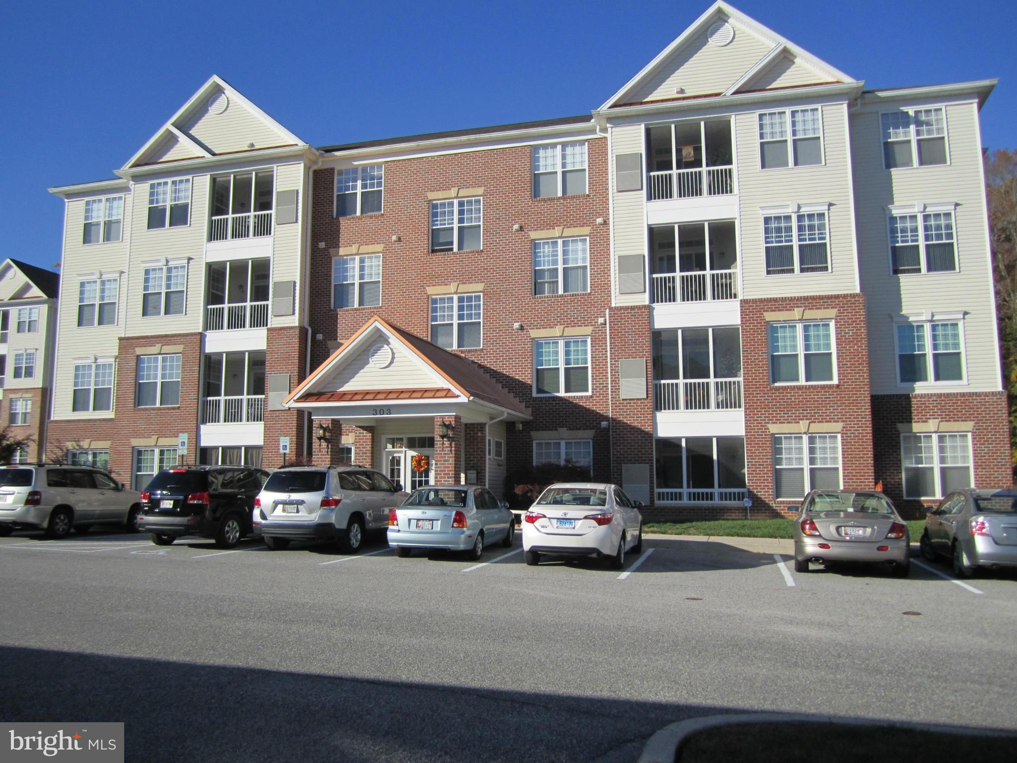Must see 2 BR,2 bath Penthouse Condo! Screened porch off LR overlooks woods!Gourmet kitchen: 42" cherry cabinets.granite counters+island,custom lighting,breakfast nook+adjoining FR! Laundryrm w/2yr old W/D, tankless HWHtr. TP tilt-in windows(2yrs), custom shades, Bathrm upgrades. 55+ Secure elevator bldg, sprinklers,gas heat, comm pool,clubhse+exercise rm! 1 pet allowed(Handicapped garage avail)