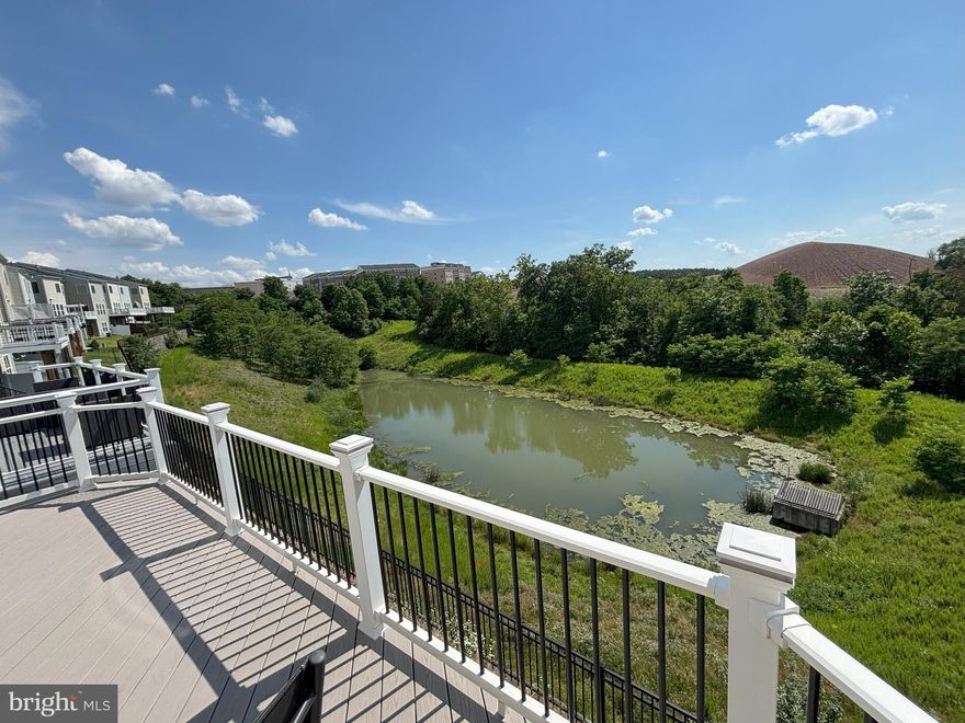 Stunning Expanded Townhome with  Scenic Water Views  in Goose Creek Village North
**Lease available after 8/18/25 for up to 2 years max. Pets accepted on case by case basis and no smoking allowed.**
Minutes to the Toll Rd,  Silver Line metro, shopping, and dining.  Welcome to this beautifully maintained, and perfectly situated 3-level townhome.  This Pulte Tyler model boasts 3156 sf with expanded bump-out on all levels.  Enjoy serene views of the pond and lush trees from the back, while the front overlooks the community playground and pool—perfect for outdoor living, entertaining, and activities.

Step inside to a bright and open main level with engineered hardwood and large windows throughout.  The gourmet kitchen showcases a center island,  granite counters, stainless appliances, and a pantry.  The bright sunroom off the kitchen has a sliding glass door with acess to a huge deck.  The property has been freshly painted in the main areas.

Upstairs, the luxurious primary suite features a soaking tub, separate shower, double vanity, and a walk-in closet.  Down the hallway are two other large bedrooms and a full bath.  The laundry room is also conveniently located upstairs.  

The finished basement features a walk-out basement to a patio and access to a 2-car garage.  It also has a large recreation and entertainment area, and a full bath.  There is a separate storage area in the garage and parking spaces for 2 more cars in the driveway.

Lease detail: Allow 3-5 business days for processing and verifications.  Multi-year lease with automatic 3% inflation.  Certified funds: 1st month's rent due to RE/MAX Gateway.  Landlord holds security and pet deposit (if applicable).  Use NVAR application, $50 fee per adult over 18 years old. Pet fee $50 (non-refundable).  Pet deposit $750 (refundable). 
  
*All information deemed reliable but not guaranteed.