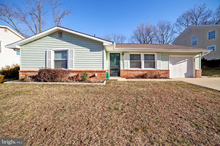 A MUST SEE! Affordable & RARE single family rancher in highly desirable Crofton Meadows area. One level living at its finest! Laminate flooring throughout. Renovated bathrooms. Spacious Master BR w/ beautiful private bathroom. Tons of cabinets space in kitchen! Mud/Laundry room off kitchen. HUGE sunroom addition off dining room. Fenced backyard. 1 Car garage & 2 car driveway parking. Cul-de-sac location. Close to shopping, dining, Ft Meade/NSA, BWI, MARC, and all major hwys. ** MUST HAVE GOOD CREDIT & NO PETS**