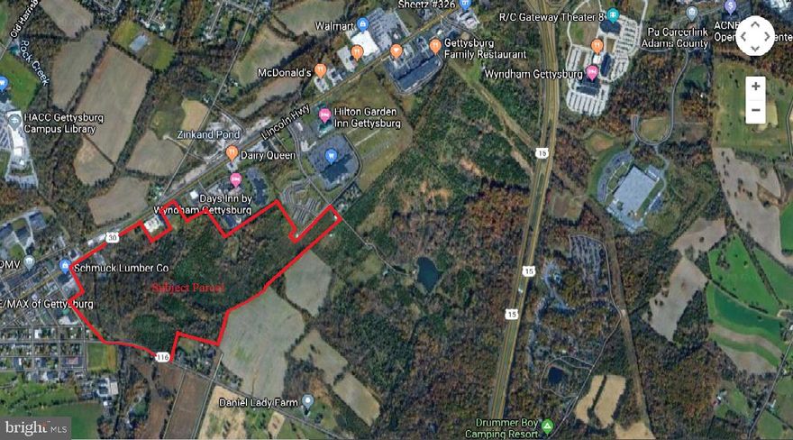 87 acres zoned EC-1(which allows most commercial) 16 acres Residential, Many studies & surveys completed on this property and basically ready to develop.