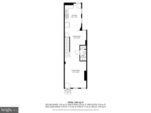 Tiny photo for 2221 Jefferson Street, BALTIMORE, MD 21205 (MLS # MDBA2194010)