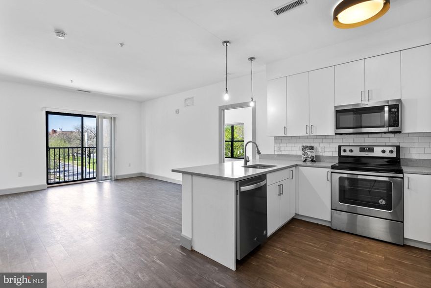 Welcome to The Jordan, Bolton Hill's newest and most upscale apartment building! Unit 100 is a spacious 2bd/2ba offering soaring ceilings and  a modern kitchen with large cabinets, quartz counter tops, tile back splash and stainless steel appliances. The bathrooms both are fitted with chic tile, a large stall shower and ample linen storage.  Each bedroom can easily fit a queen-sized bed and has a large closet for added storage. 

The Jordan is a secure, fob-entry building rich in amenities. Featuring a dedicated Amazon locker for packages, rooftop terrace, resident lounge/game room and gym, everything you need to live your life to the fullest is available at the Jordan. Plus, water, trash and gas are included, and the building is pet-friendly! 

Stop in today for a tour to see all that The Jordan has to offer! 
*Photos are  of similar units. Inventory is subject to availability*
