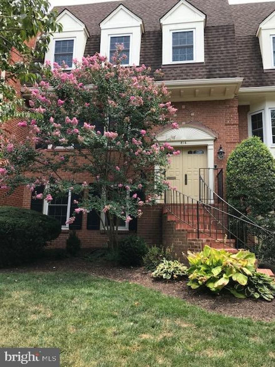 Amazing location! Stunning end unit townhouse perfectly located in the heart of central Falls Church. Three bedrooms, two full baths, two half baths, hardwood floors, renovated kitchen with stainless steel appliances and granite countertops, two wood burning fireplaces, patio, driveway, storage   everything you can imagine!  Right across the street from Cherry Hill Park, public library, and community center   and the festive Saturday Falls Church Farmers  Market.  Right on top of the bike path and less than a mile from the East Falls Church Metro.  Only a few blocks from restaurants and shopping on Broad Street.  Falls Church City schools.  Drenched in dazzling sunlight and surrounded by flowering trees, there is no more beautiful nor more conveniently-located house on the market.