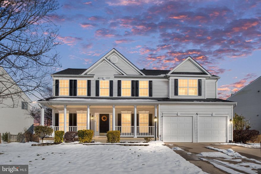 *****Offer Deadline is Monday, January 27th at 5 pm*****
Welcome to this stunning 4-bedroom home in the amenity rich Sheffield Manor neighborhood in Bristow with highly acclaimed schools. This beautiful turnkey home has been recently repainted top to bottom  with new carpets throughout the basement. The main level boasts a spacious two-story family room with a statement two-story fireplace. The kitchen is a chef’s dream, with quartz countertops, spacious island, ample grey shaker cabinets, stainless steel appliances, and a pantry. The eat-in kitchen provides direct access to a concrete patio, perfect for outdoor dining. The main level also includes a beautifully redone powder room and an office with built-in bookcases. Upstairs, you’ll find an oversized  primary room with vaulted ceilings and a huge walk-in closet. Open the charming barn door to enter the completely renovated primary bathroom, featuring a freestanding tub, custom shower, and a double-sink vanity. The three additional bedrooms on the upper level all have ceiling fans, with the second bedroom offering a walk-in closet with a window. The hall bathroom has been updated with granite countertops, a double-sink vanity, a new shower/tub combo, and beautiful tile flooring. Conveniently, the laundry room is also located on the upper level. The walk-up lower level is perfect for entertaining, with a rec room connected to a kitchenette equipped with a full-sized fridge, sink, and cabinets.  Additionally, the lower level features a full bathroom, a bonus room with a closet, a workshop equipped with pegboards ready for your next project, and a storage room. The flat backyard is fully fenced and features a concrete patio surrounded by grass and trees. You will love the convenience this location offers including being within minutes of shopping, restaurants, wineries, breweries, and Jiffy Lube Stadium! A commuter's dream... close to I-66, 29, 28, commuter lots and VRE!
Hot water heater was replaced in 2020, HVAC was replaced in 2021, sump pump was replaced in 2017, the roof was replaced around 2015, bathrooms were redone in 2017, and the kitchen was renovated in 2020.