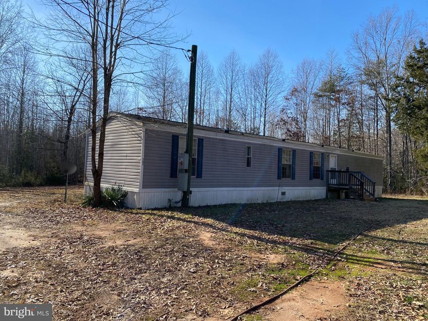 Very private setting, 3 bed, 1 bath manufactured home for rent. NO SMOKING. All adults 18 years and older must submit an application online, including a background check, credit check, reference check, and employment verification. A credit score of 650+ is required and a minimum gross monthly income of 3 times rent rate. Tenant responsible for all utilities. Utilities must be placed in Tenant's name by move-in date. 12 month lease required. Must provide 2 years verifiable rental history. Security deposit required within 24 hours of ratified lease.