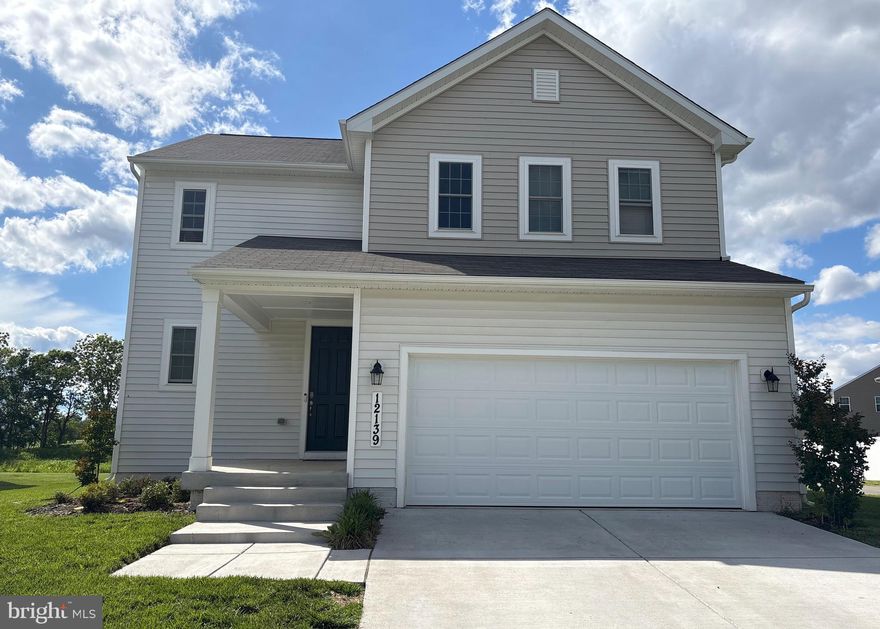 Stunning residence built in 2022, offers 1,974 square feet of modern living space, featuring  3 large bedrooms with plenty of closet space, a living space located next to bedrooms which gives the family a private living room, 2 full baths, 1 half bath, and a 2-car garage in sought-after Hagers Crossing. A gourmet kitchen with two sinks, a large island ideal for entertainment. Many amenities are available, such as walking/jogging trails, pool, tennis and basketball courts, picnic pavilion, and children's playground/tot lot; there is something for all to enjoy.
Ideal commuter location within a mile to I-81, minutes to I-70 and the Maryland and PA state lines, and only 35 minutes to Frederick and the MARC train station. Close proximity to shopping, restaurants, and downtown Hagerstown featuring the historic Maryland Theatre and Meritus Ballpark. Don't miss your opportunity. Schedule your showing today!