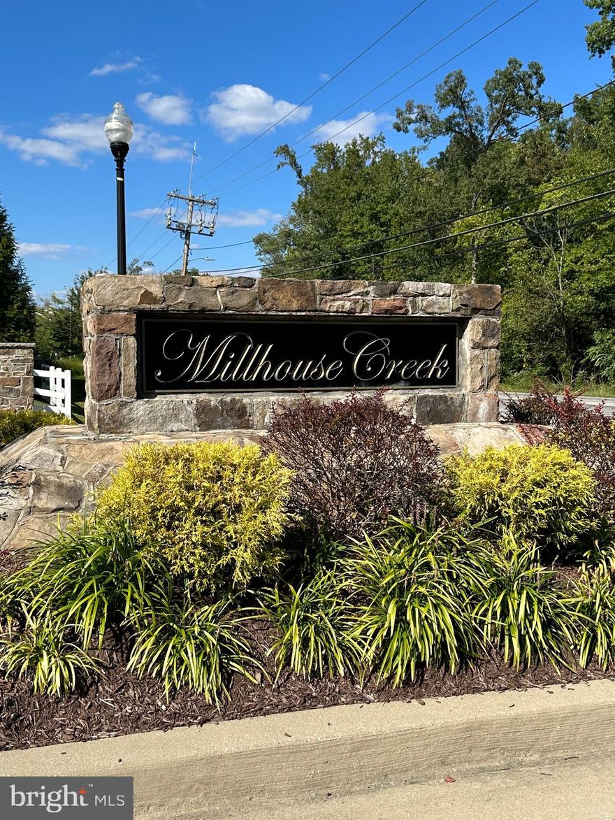 Welcome to 714 Millhouse Drive!  This beautiful end unit townhome with 3 bedrooms and 3 1/2 bathrooms.  As you enter the foyer, there is a dual stairs that lead to the fully finished basement with a small wet bar, full bathroom and rec room that can be used as a theater room, man cave, exercise room, and office.  The main level has hardwood flooring  in the living/dining rooms, breakfast area, kitchen and powder room.  The kitchen features granite counter tops, kitchen island with seating, stainless steel appliances.  You can walk out on the deck  from the kitchen area for a cup of coffee or tea.  Other feature is a two car garage with driveway parking, The laundry area is located on the upper level for convenience.  Conveniently located to shops, dining and entertainment.  Centrally located approximately 30 minutes of Fort Meade, Annapolis, Baltimore and Arundel Mills, BWI Airport with easy access to commuter routes.