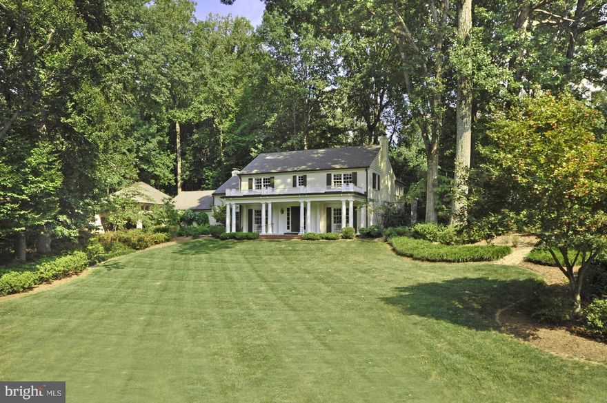 Inspired residence updated over several phases to create a harmonious blend of modern amenities, classic style, & a natural setting. Offers great public/private rooms, multiple fireplaces, & an abundance of light. Set back & elevated private 1-acre property boasts a pool w/ hot tub, fountain, patios, walking path, half court, wonderful hardscaping, landscaping, & covered 3 car parking pavilion.