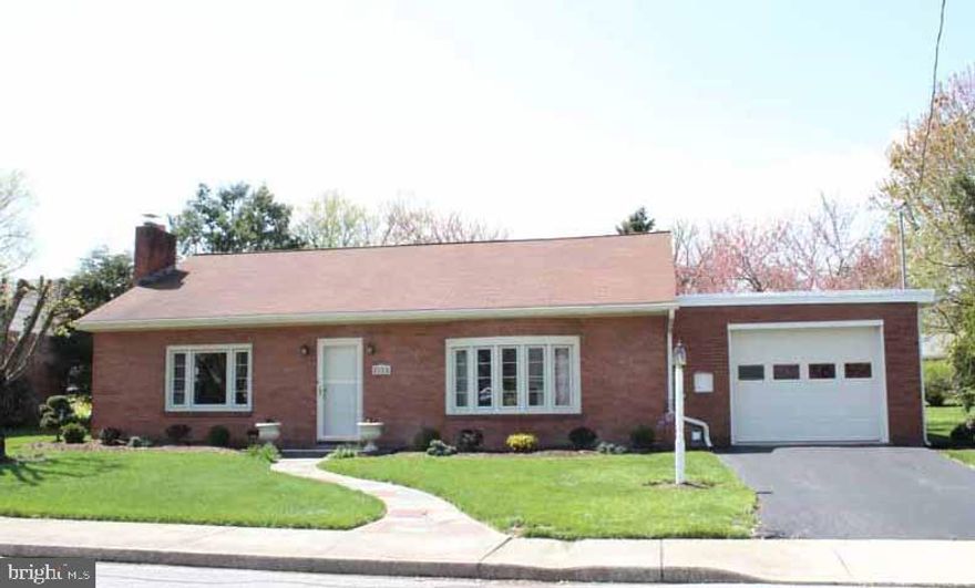Well maintained brick ranch home in Ephrata. Open living room with fireplace and built in shelves.  Newly remodeled granite kitchen with updated appliances and water filtration system.  Large bay window in dining area and updated bathroom with custom vanity. Workshop and half bath in garage, attic access door and stairs and spacious fenced in back yard with flag stone patio and shed.  Convenient location.