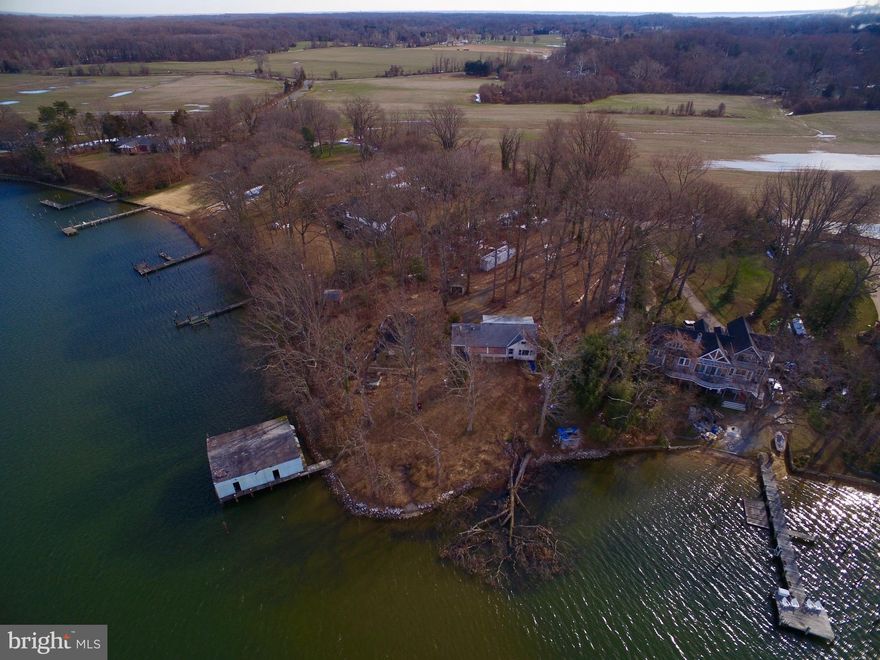 Premier waterfront lot on Mill Creek to build your dream home.  Sales price includes adjoining lot (1838A).  Over 1.2 total acres.