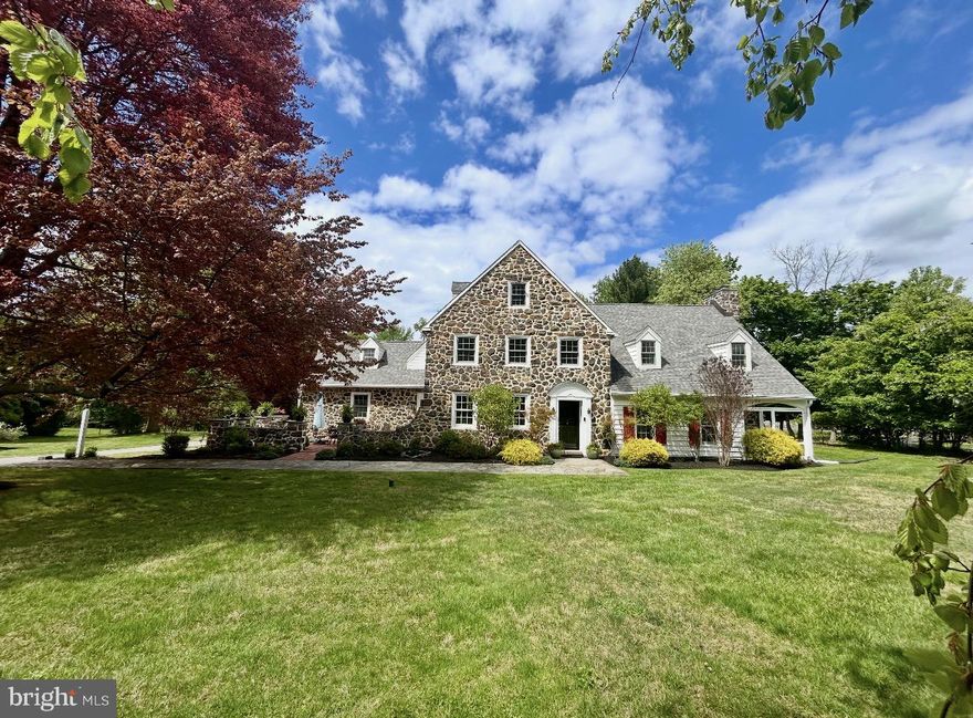 Nestled in the charming town of Wayne, 1152 Pugh Rd. is a showcase of timeless elegance and modern sophistication. Sitting on 1.5 acres of flat, picturesque land, this fully renovated farmhouse seamlessly blends historic charm with contemporary comforts, offering a unique living experience that’s both warm and luxurious.

Boasting 5 bedrooms and 4.5 baths, this home provides ample space for family living, hosting guests, or creating your dream home office. Step inside to discover meticulous craftsmanship at every turn. From the intricate crown moldings that grace each room to the rich, character-filled flooring sourced from a 1700s Montgomery County home, every detail has been thoughtfully curated to honor the property’s heritage while elevating it for today’s lifestyle. The spacious family room is bathed in natural light and exudes a sense of history and charm.  Central A/C, updated electric, and a newer sump pump have been added for additional comfort to this exceptional home.
The second floor offers 4 bedrooms and 3 baths with a private back staircase, creating ample opportunities for an au pair or in-law suite.  The third floor has been transformed into an ideal teenage suite or another opportunity for private guest quarters.
Whether you're entertaining in style or simply enjoying the serene surroundings, this home delivers a rare combination of bespoke details and modern functionality. Close to 422, 202, and 76 and minutes from Town Center in King of Prussia, while still offering complete privacy, don’t miss this opportunity to own a piece of history, beautifully reimagined for the present.