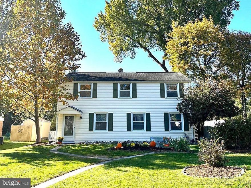 A gardener’s delight!  Freshly painted, sunny 3110 Colony Lane in sought-after Whitemarsh Township is set back and in a tucked away neighborhood that is super convenient to shopping and very walkable to Colonial School District’s Plymouth Whitemarsh High School and elementary school.   This house has 4 bedrooms and 2 full bathrooms: An in-law suite / first floor Master ensuite is among the footprint. Enter through the front door to the open concept living-dining area.  The expansive galley style, eat-in kitchen has a lion's share of cabinets, counterspace and storage. Your laundry closet is just around the corner with high efficiency, front load LG brand washer and dryer.  A very cozy, natural wood and painted brick, craftsman style den with floor to ceiling built-ins and a wood paneled ceiling leads you directly out through a sliding door to the patio.    Adjacent to the den is the private in-law suite / Master ensuite with its own exit to the backyard.   Upstairs you'll find two additional bedrooms AND an office/third bedroom with pull down access to attic. All bedrooms have generous closet space. The other full bath is on the second floor.  ALL NEWER WINDOWS throughout the house.  Outside, a custom workbench with cabinets welcomes you in the shed amid a private, peaceful bucolic backyard for the avid gardener to continue cultivating an array of Stella d’ora day lilies, butterfly bushes, tiger lilies, and a beautiful mature ewe tree to daydream under whilst peacefully lying in your hammock. For even more extra storage, an unfinished partial basement is accessible from the rear patio where your hot water heater and water softener can be found. This wonderful home is situated in desirable Whitemarsh Township in the award-winning Colonial School District. Located next to Green Valley Country Club, Victory fields, a walking trail, and Miles Park playground and fields. Close proximity to all major highways to NJ and Philly, Greater Plymouth Community Center, Plymouth Meeting Mall, the Metroplex, and so many fun activities. You will enjoy the annual neighborhood block party in September! Don't miss your opportunity to make this your forever home! Seller is offering a one year AHS home warranty that will be transferred to you at closing.