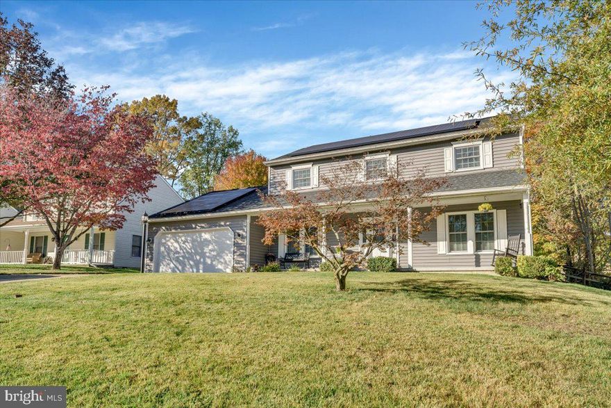 Absolutely fantastic house in the highly sought after Hampshire Neighborhood in St Charles.  The neighborhood has picturesque tree lined streets with sidewalks, ponds, and a community center with pool.  House is wonderful starting with a wide concrete driveway leading to oversized 2 car garage with extended workshop area.  The front porch is invitingly large with plenty of space for furniture and enjoying the quiet cul-de-sac, waving to neighbors and enjoying the fresh air.  Inside is unique with the main level boasting to a very large living/family room (please see floorplans for layout), kitchen has been updated with modern appliances and granite counters.  There is a separate dining area and arrival area off the garage.  Backyard has a large patio with a fenced in yard, perfect for large gatherings and enjoying the outdoors.  The upper level has 3 large bedrooms and 2 full baths.  Owners suite is huge with  plenty of closet space and private bathroom.  Owners have completed many upgrades including updating the Roof with a 30 plus year shingle, HVAC is 1 year old, Hot water heater is less than 2 years old, Windows and back patio door less than 1 year old, installed granite in kitchen, new floors on main level, and Tesla Solar Panels.  House will not last.