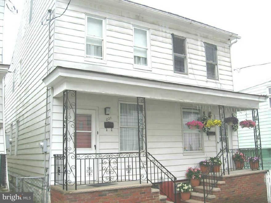 Unbeatable price for this 2 1/2 story semi-detached 2 bedrm home. Electric Heat. Can be a great Rental property. Low maintenance.Attic for storage.Entryway.Backyard.Property sold "as is" condition. Cash purchase only.Nice clean condition home.