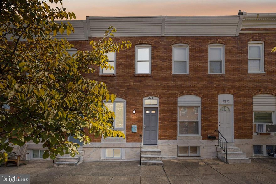 Welcome to this charming rowhouse in the heart of Greektown, Baltimore City! This stunning 2-bedroom, 2 full bathroom, and 1 half bathroom home boasts a perfect blend of classic charm and modern convenience. As you enter, you’ll be greeted by beautiful exposed brick walls that add a touch of historic character and warmth. The real hardwood floors throughout provide a timeless elegance and durability.

 The spacious living area flows seamlessly into a modern kitchen, where you’ll find gleaming quartz countertops and sleek stainless steel appliances—perfect for both everyday living and entertaining. The main level also features a convenient half bathroom for guests.

 Upstairs, you'll discover two generously sized bedrooms, each with its own full bathroom, ensuring privacy and comfort. The bathrooms are stylishly appointed with contemporary fixtures and finishes.

 One of the standout features of this home is its brand new roof, complete with a 10-year transferable warranty, providing peace of mind and added value.

 Situated just 1.5 blocks from Eastern Avenue, this home offers easy access to public transportation, making commuting a breeze. Additionally, you're only moments away from major highways like Interstate 95 and 895, simplifying travel throughout the city and beyond.

 Enjoy the convenience of being within walking distance to grocery stores, a variety of restaurants, banks, and the renowned Johns Hopkins Bayview Medical Center. This location truly combines the best of urban living with accessibility and comfort.

 Don’t miss your chance to own this beautiful home in a vibrant, sought-after neighborhood. Schedule your tour today!