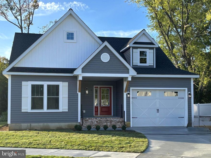 To be built. Aidan Model 38' wide with rear trex deck on one of the neighborhoods premier lots at 15 Sandy Lane in downtown Easton! This will be the fifth home to be built in the new ten-home Sandy Lane subdivision. Enjoy the convenience of single-story living with three bedrooms, two full baths, great room with vaulted ceilings open to the dining area and beautiful kitchen featuring custom cabinetry, countertops and stainless appliances. This home also includes a full laundry/pantry and tiled baths with Luxury Vinyl Flooring. Sandy Lane homes are all stick-built by local contractor Stansbury and Sons, individually designed by architect Darren Johnson, and packed with high-end features. These include encapsulated climate-controlled crawl spaces (great for storage), superior framing and finish construction, Certified IECC Energy Efficient insulation (R-65 ceiling, R 27 walls), high quality luxury vinyl flooring throughout, ample closet space, contemporary ceiling fans and fixtures, and so much more. Whether you are retired, working from home or have a growing family, the flexible floor plan and finishes of the Aidan 41 will suit your needs! Developer paid all infrastructure costs up front (permits, site work, water, sewer, electric, cable, street, sidewalks, streetlights, etc.) so no extended yearly front foot fee to Buyer. **************** Sandy Lane is conveniently located off N Washington Street in the town of Easton proper thus you can enjoy all the perks of downtown living including Easton Utilities all-encompassing electric, water & sewer, cable & high-speed internet service; weekly town trash pickup; beautiful downtown parks with ball fields, hiking paths, cinder track, playgrounds, tennis and pickleball courts, community pool and fenced dog space; beautiful waterfront access; Easton fire and police services; medical, cultural, shopping, incredible dining experiences and so very much more. Not to mention all the additional opportunities found throughout the rest of Talbot County! Developer: SANDY LANE, LLC.  MHBR 9512.  Builder: STANSBURY AND SONS HOME IMPROVEMENT INC., MHBR 8351.