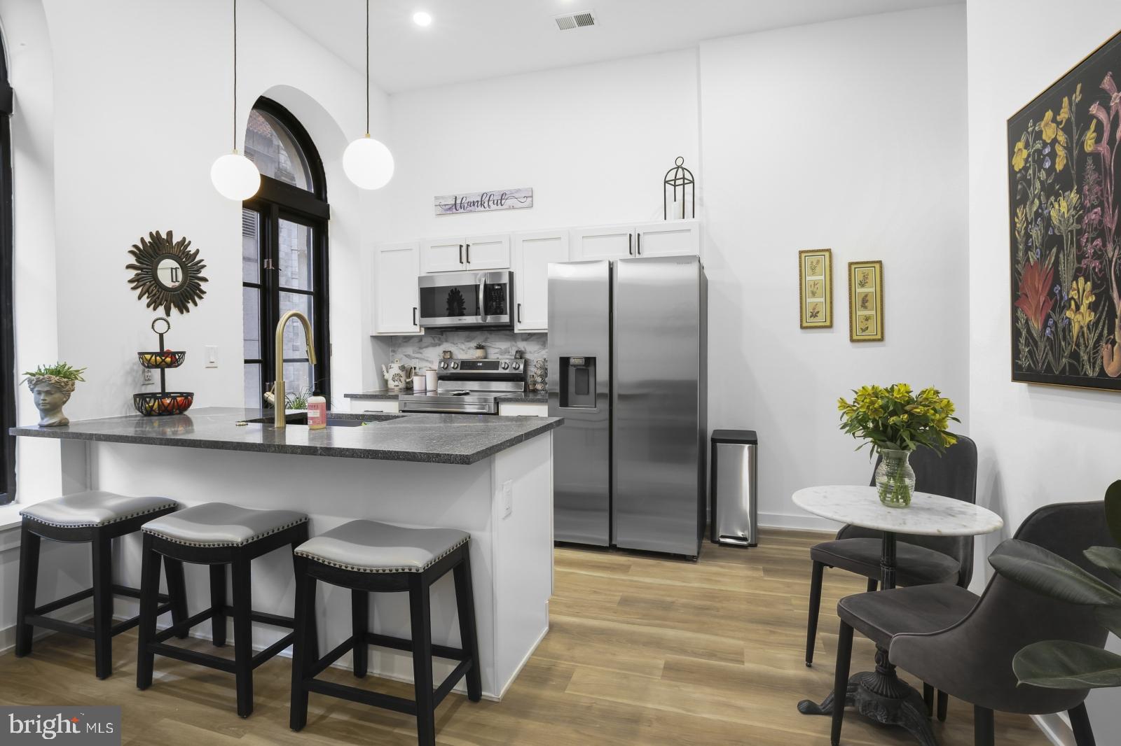 Available Mid-Late June:
Discover 1415 Locust St, your modern urban retreat in the heart of Center City! This professionally managed building offers the convenience of a 24/7 maintenance hotline and elevator access for easy everyday living. Perfectly situated in one of the city’s most vibrant neighborhoods, you’ll be just steps away from top dining, shopping, and entertainment. Each apartment is thoughtfully designed with spacious floor plans, sleek modern finishes, and plenty of natural light. Enjoy the comfort of central A/C year-round and the convenience of an in-unit stacked washer and dryer. Unit #301 is a charming 2 bedroom, 1 bathroom apartment on the third floor. The unit is filled with natural light and features recessed lighting, wood floors, high ceilings, and central A/C. A long hallway leads to the open common area at the front, where oversized arched windows create a bright and airy space. The kitchen includes an island with counter seating and stainless steel appliances, making it perfect for cooking and entertaining. Both bedrooms are spacious. One has a Jack-and-Jill style entry to the full bathroom, which is equipped with modern fixtures and a washer/dryer. Schedule your tour today and discover the very best of city living!
Lease Terms:
Generally, 1st month, 12th month, and 1 month security deposit due at, or prior to, lease signing. Other terms may be required by Landlord. $55 application fee per applicant. Pets are conditional on owner's approval and may require an additional fee, if accepted. (Generally, $500/dog and $250/cat). Tenants responsible for: electricity, cable/internet, and a flat monthly water fee ($35 for 1 BD or $50 for 2 BD). Landlord Requirements: Applicants to make 3x the monthly rent in verifiable net income, credit history to be considered (i.e. no active collections), no evictions within the past 4 years, and must have a verifiable rental history with on-time rental payments. Exceptions to this criteria may exist under the law and will be considered.